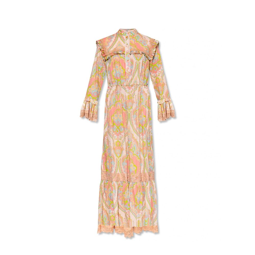 Multicolor Cotton Casual Dress