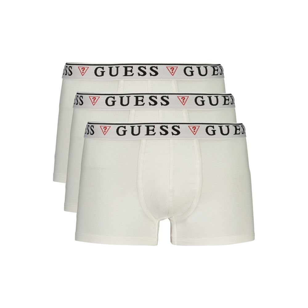 White Cotton Men's Boxer