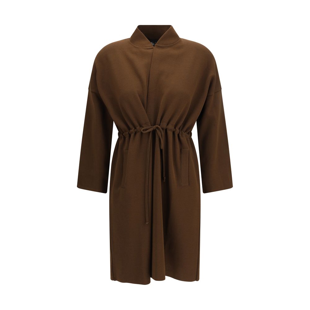 Brown Viscose Coat