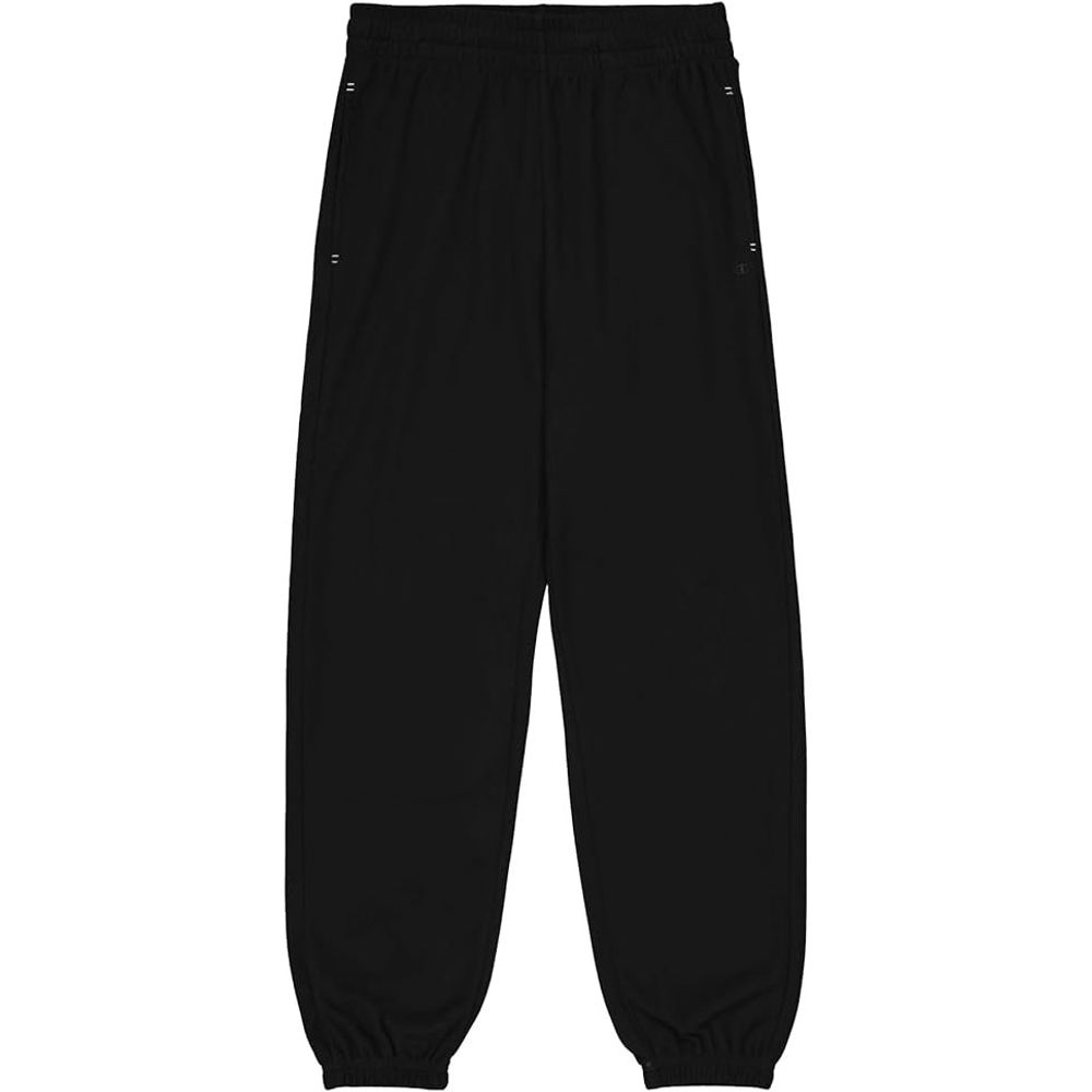 Black Polyester Joggers (Workout Pants)