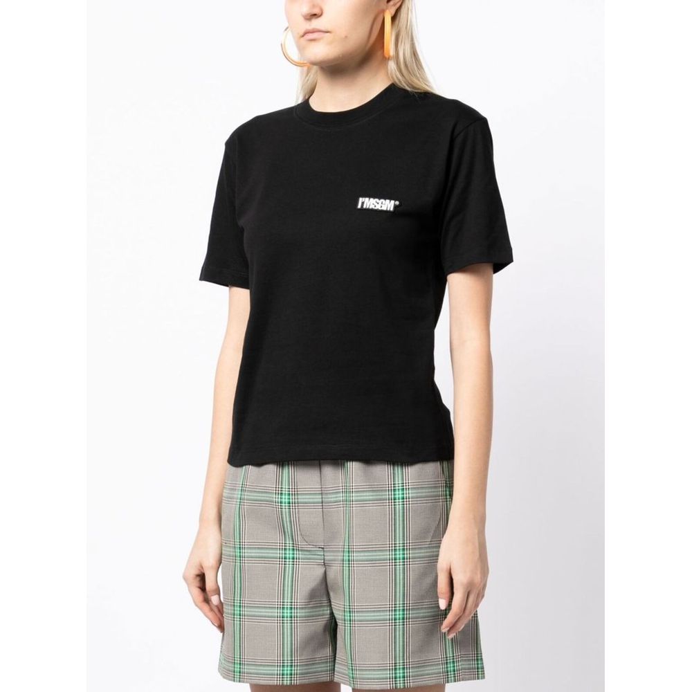 Black Cotton T-Shirt