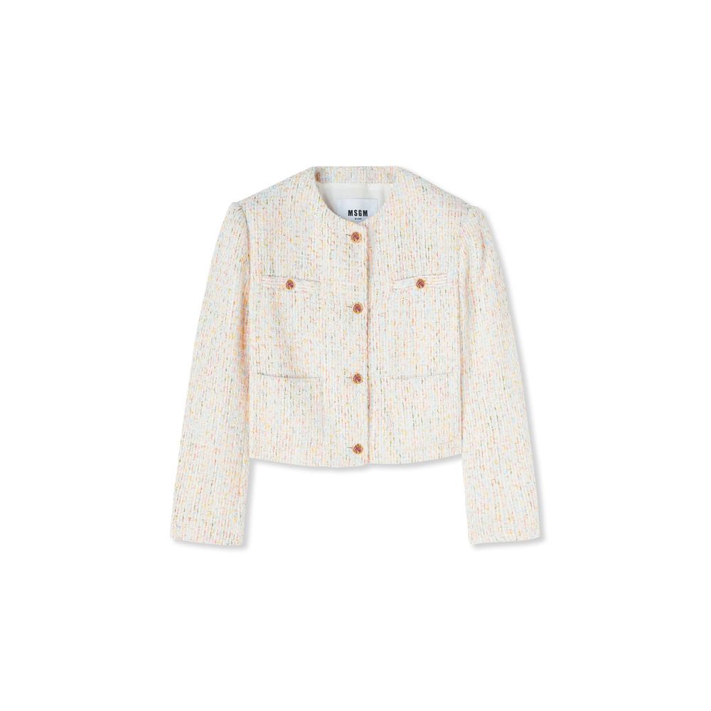 Multicolor Polyester Coat