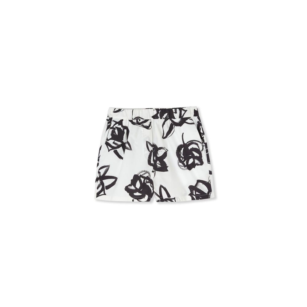 Black Cotton Shorts