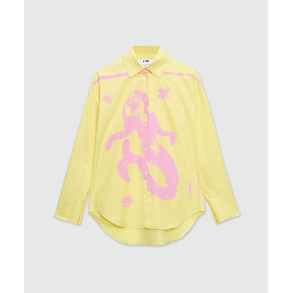 Bicolor Cotton Blouse