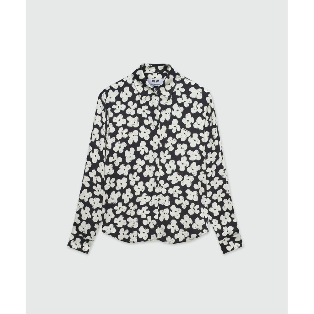 Black Viscose Blouse