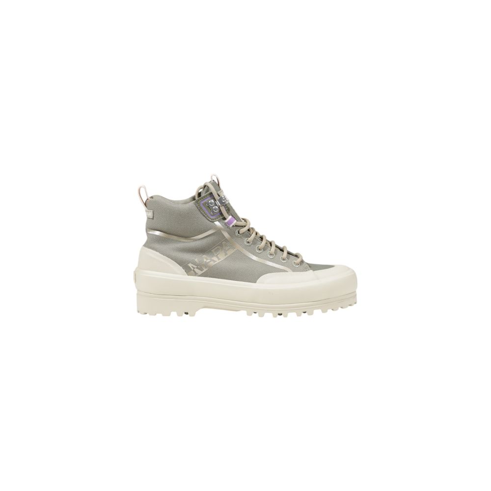 Green Fabric Athletic Sneakers