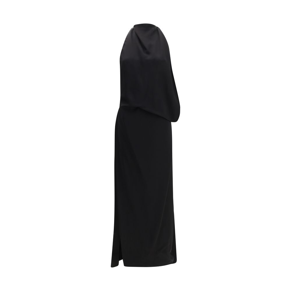 Black Viscose Casual Dress