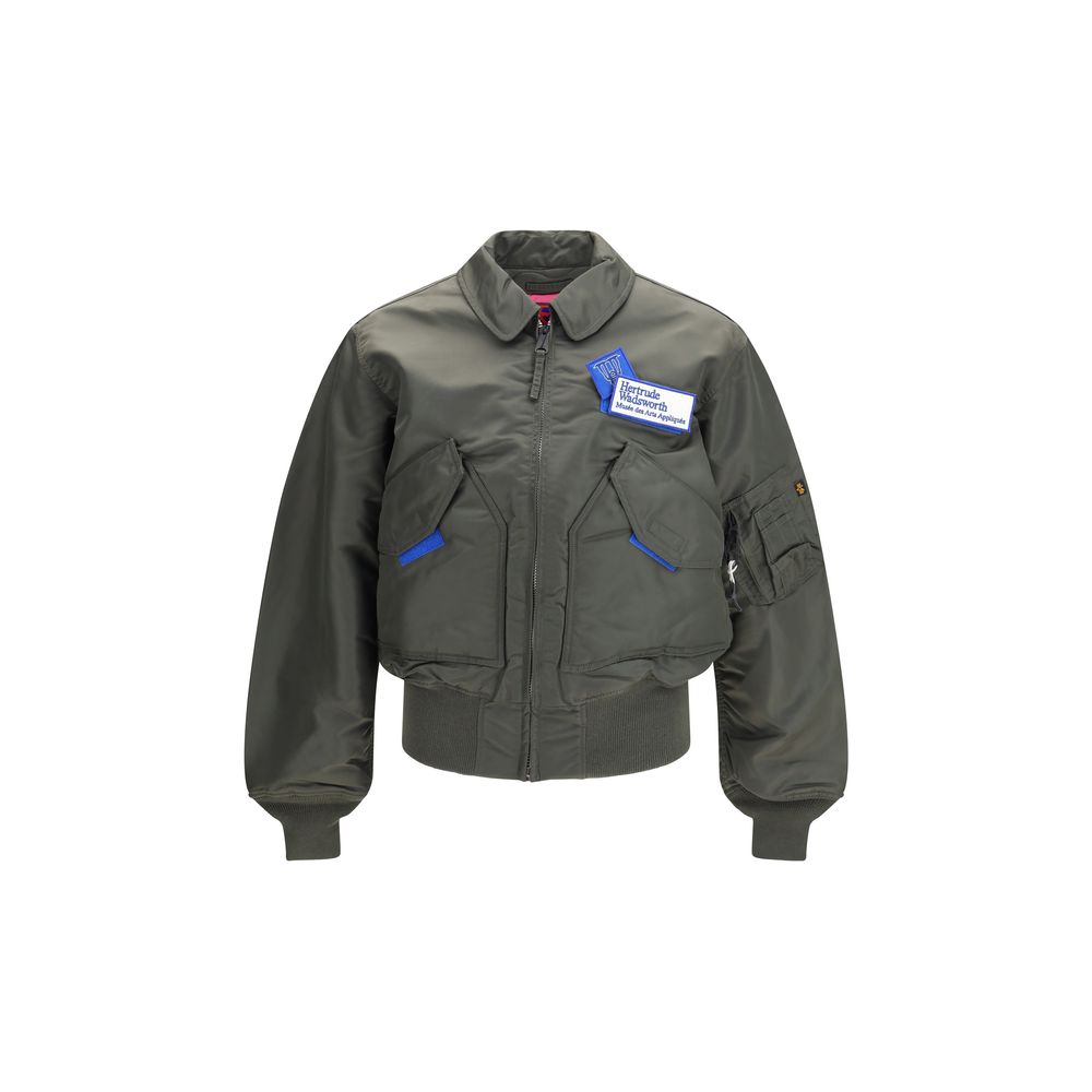 Bicolor Nylon Bomber