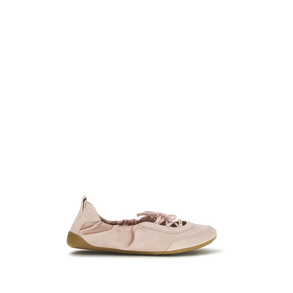 Multicolor Polyester Ballet Flats