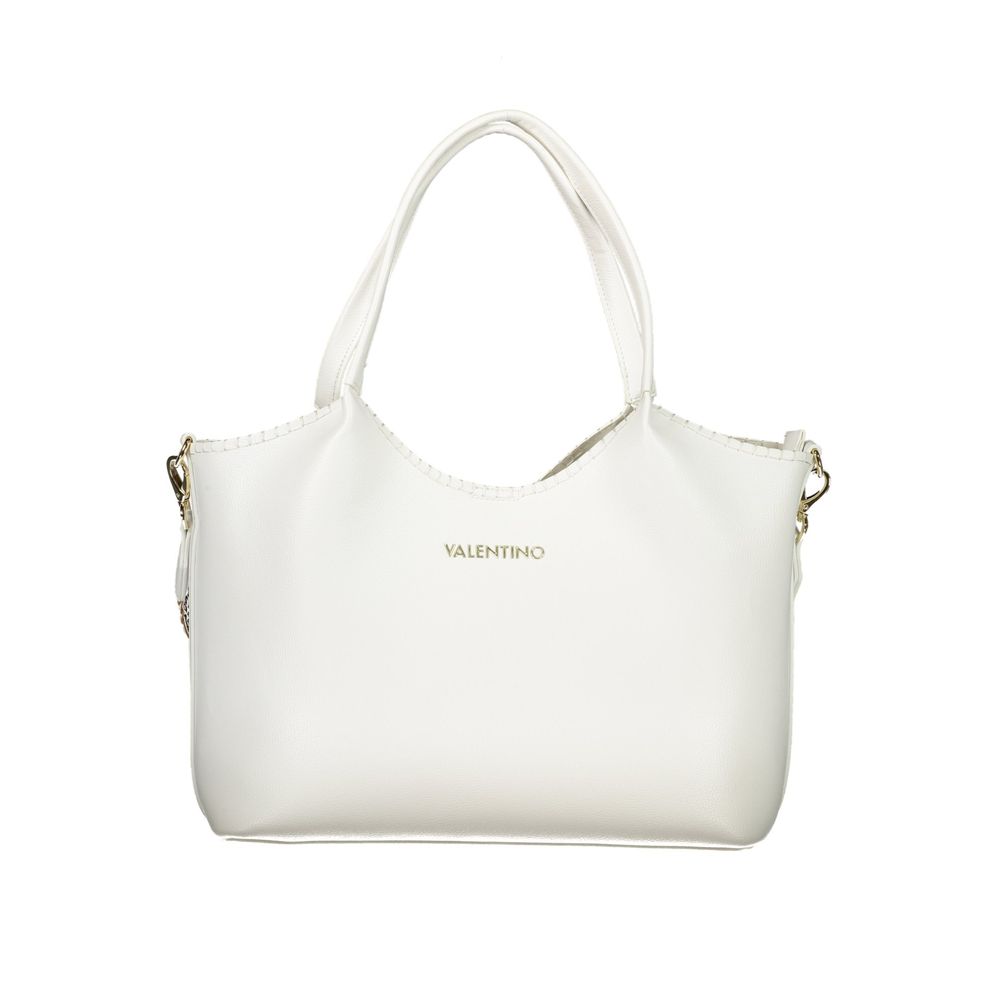 White Polyurethane Women's Bag
