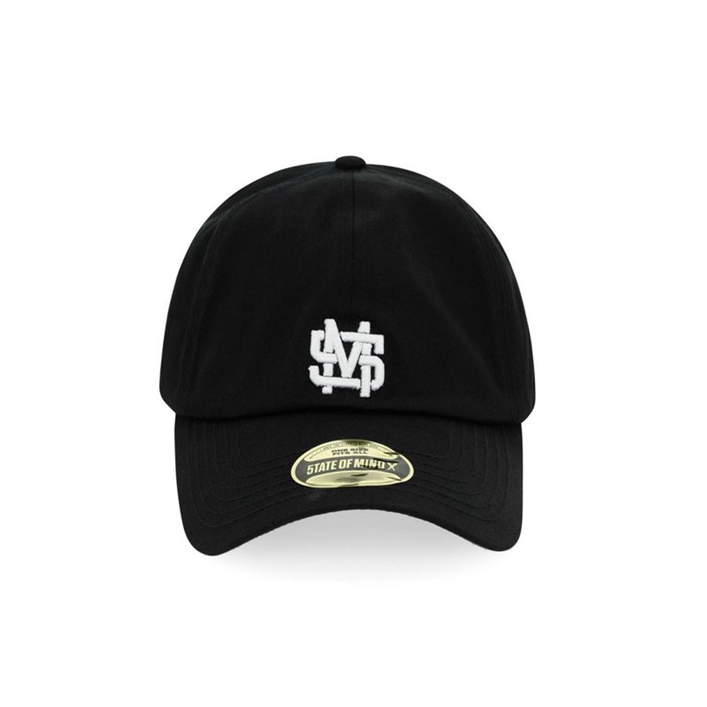 Black Cotton Cap (Baseball Hat)