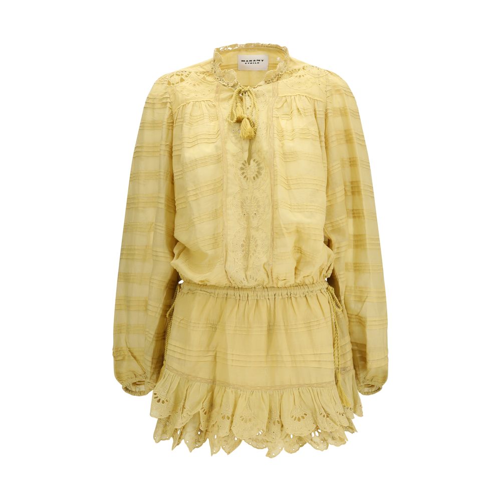 Bicolor Cotton Casual Dress