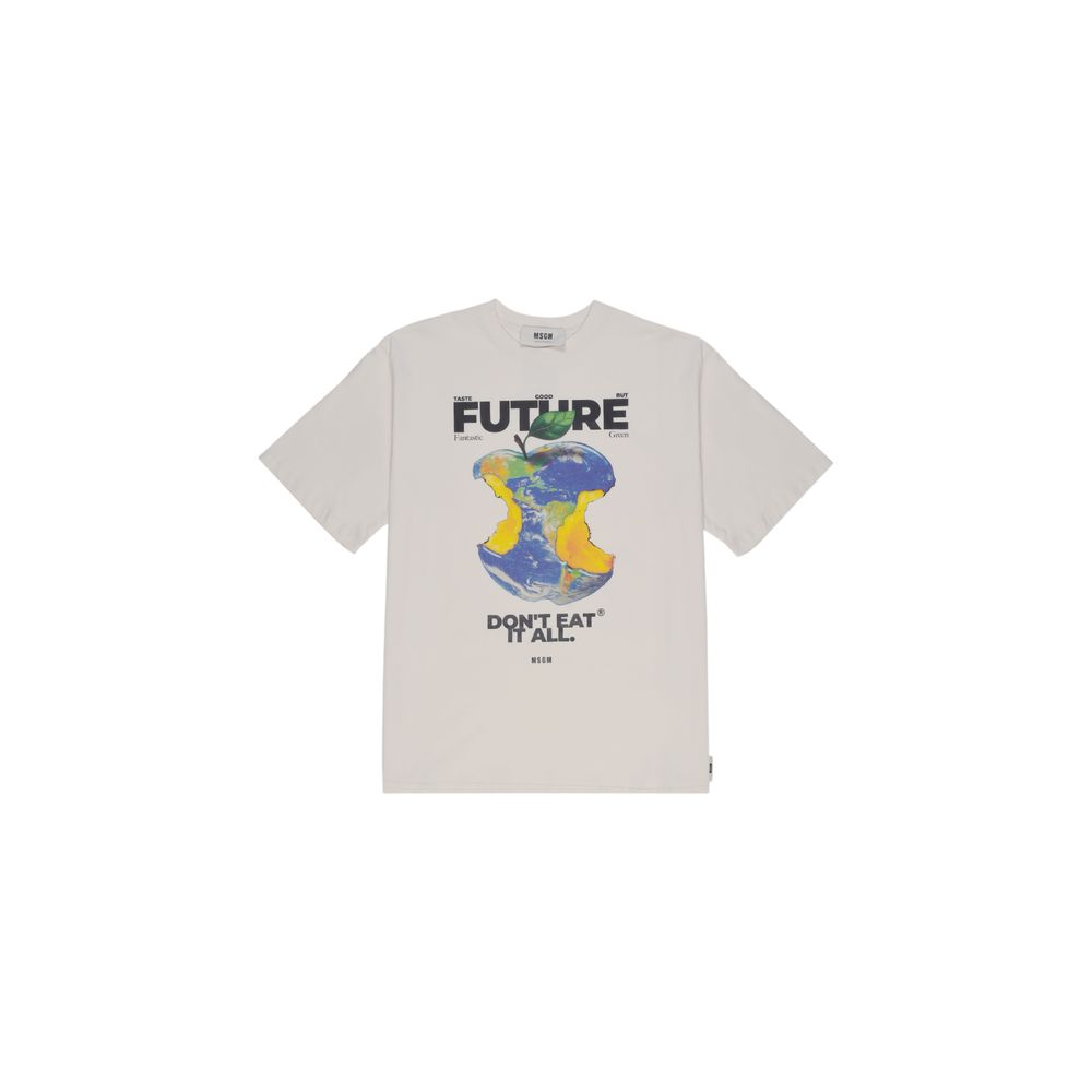 Beige Cotton T-Shirt