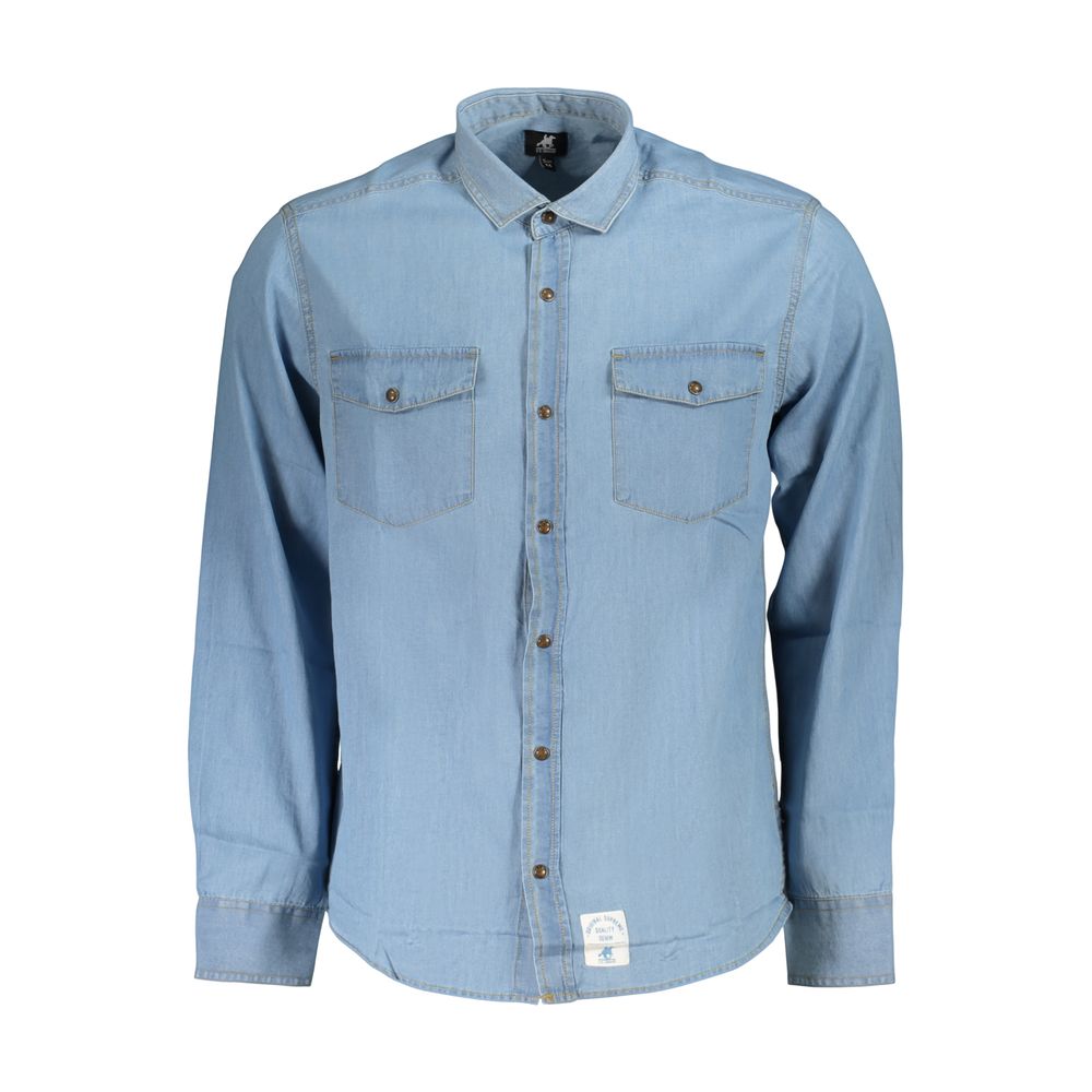 Azzurro Cotton Mens Shirt