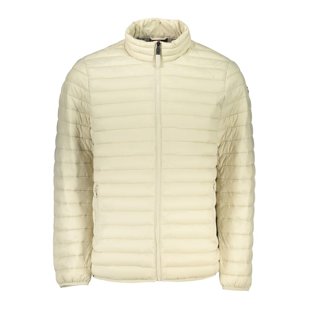 Beige Polyamide Shell Jacket