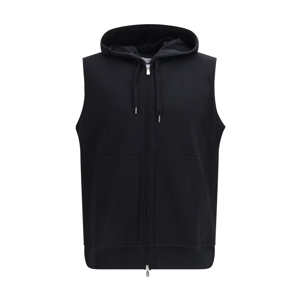 Black Cotton Sweatshirt