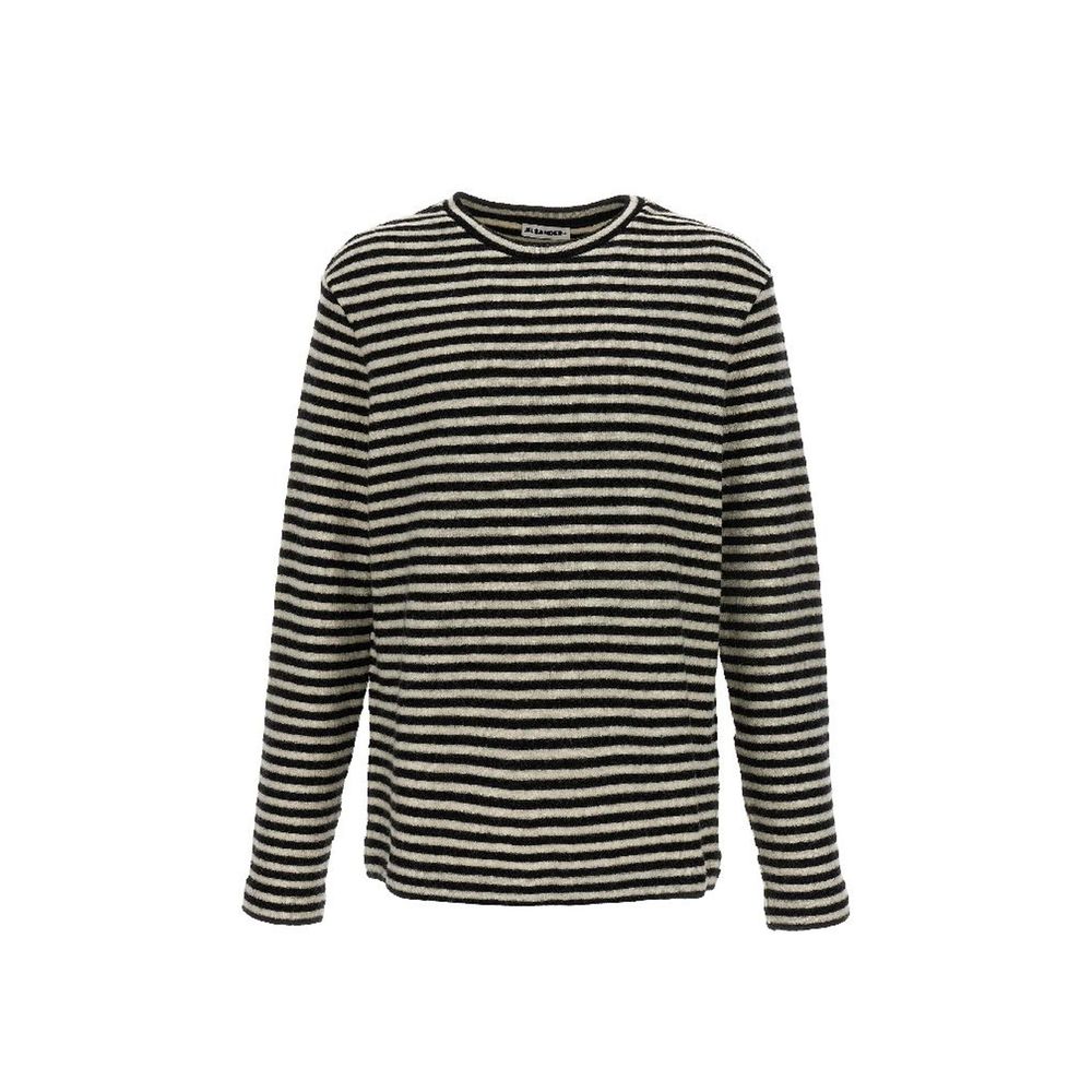 White Wool Long Sleeve T-Shirt
