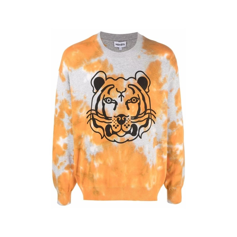 Orange Cotton Sweatshirt
