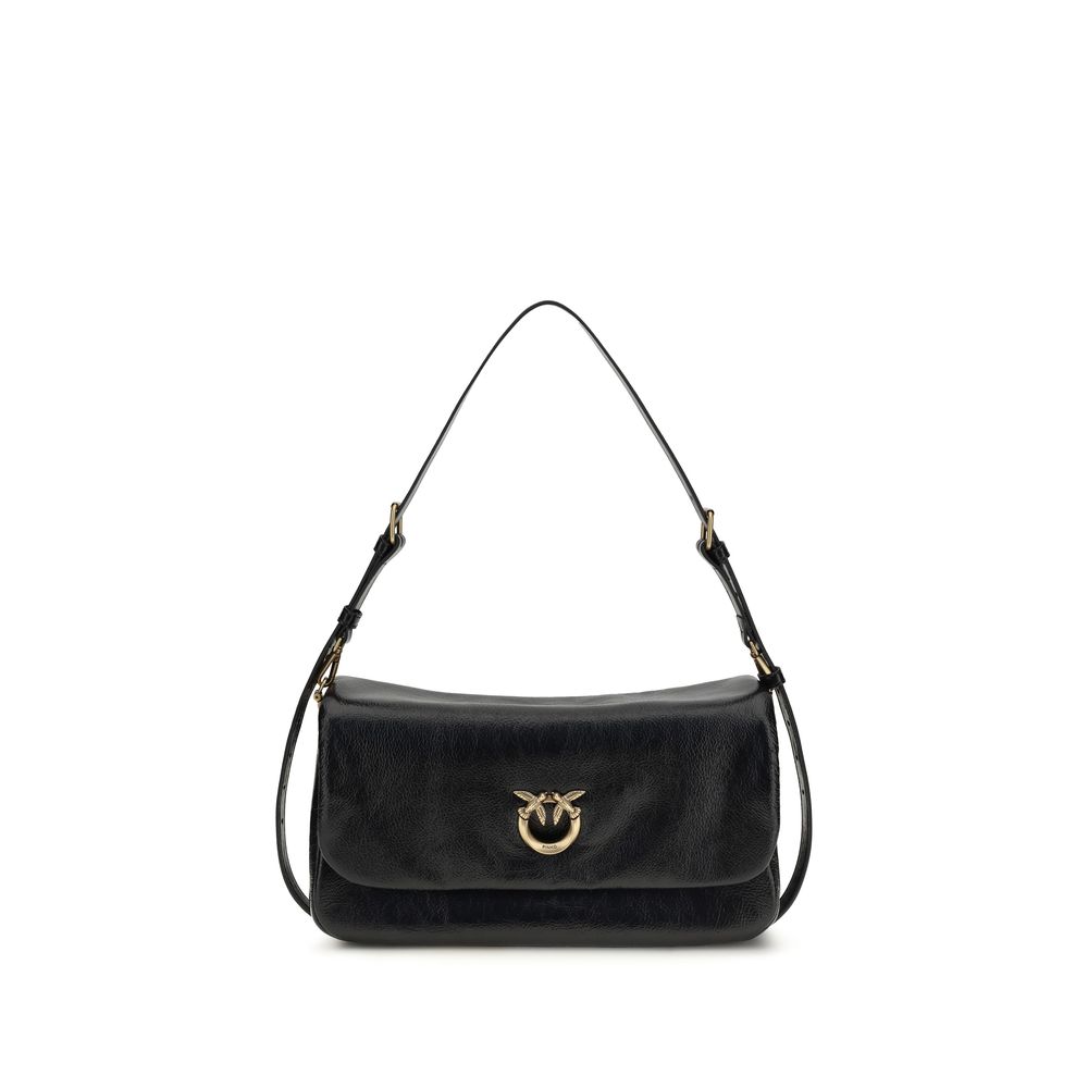 Black Calf Leather Bos Taurus Shoulder Bag