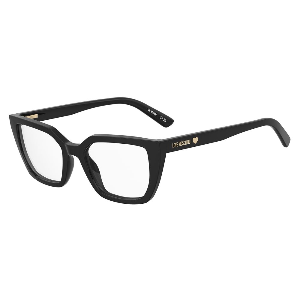 Love Moschino Black Acetate Glasses (frames) Accessory - Women