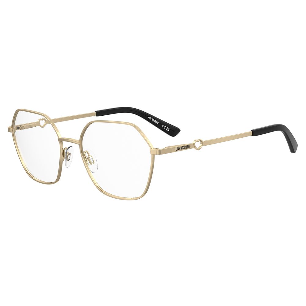 Love Moschino Gold Metal Glasses (frames) Accessory - Women