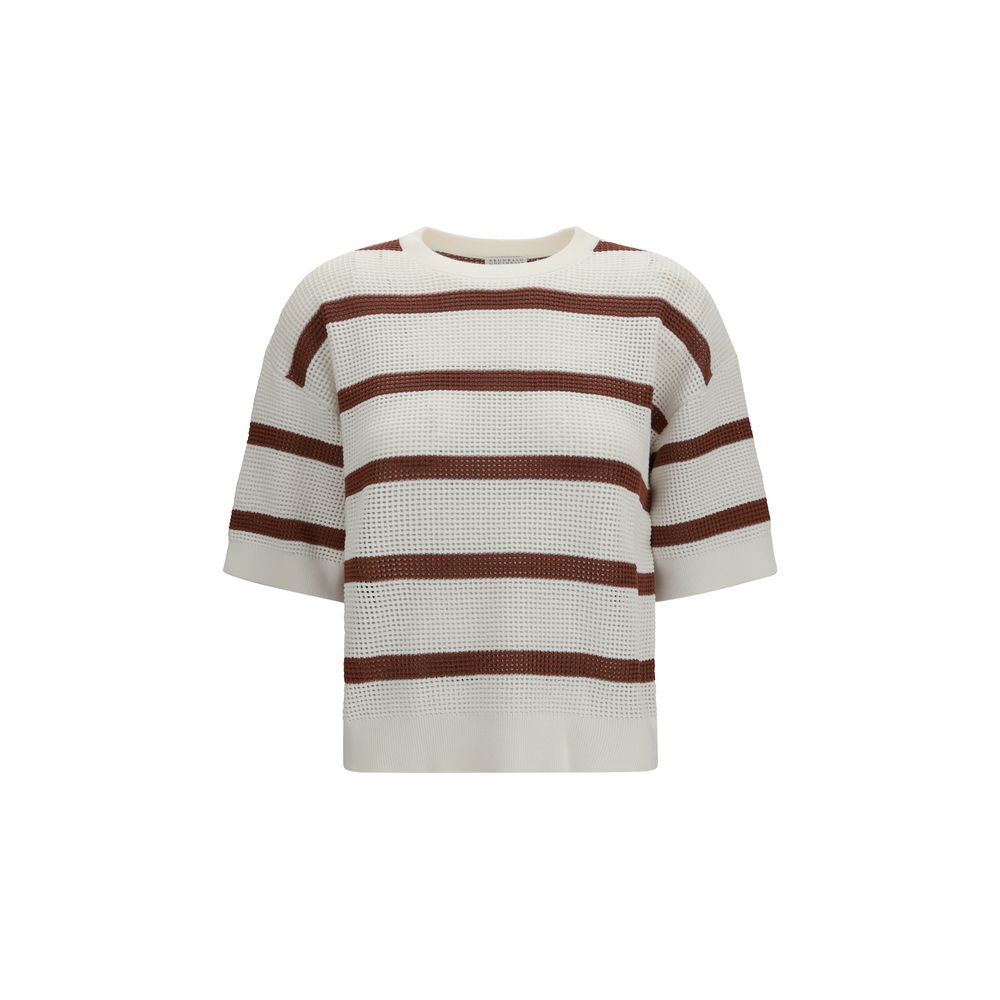 Brown Cotton Sweatshirt