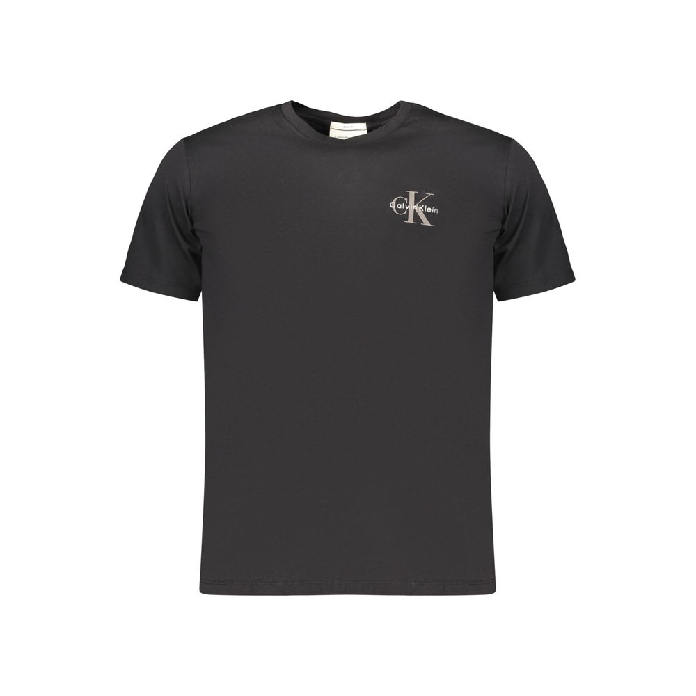 Black Cotton Men's T-Shirt