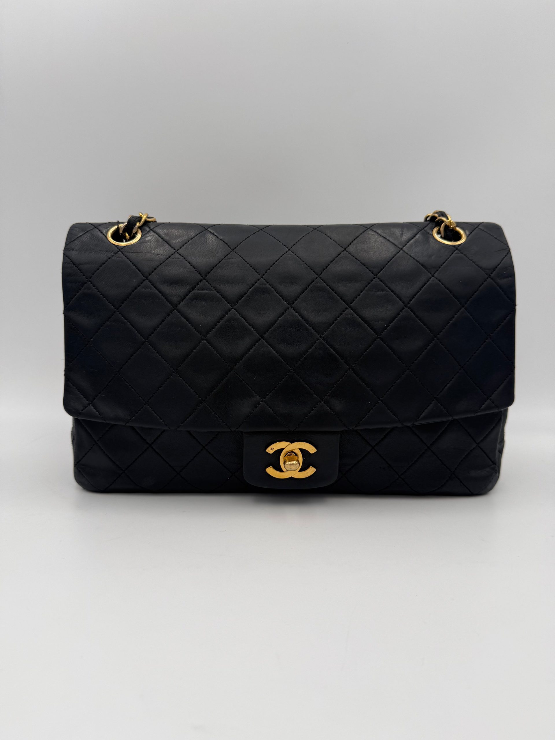 CHANEL Timeless Classic with Removable Pouch Handbag