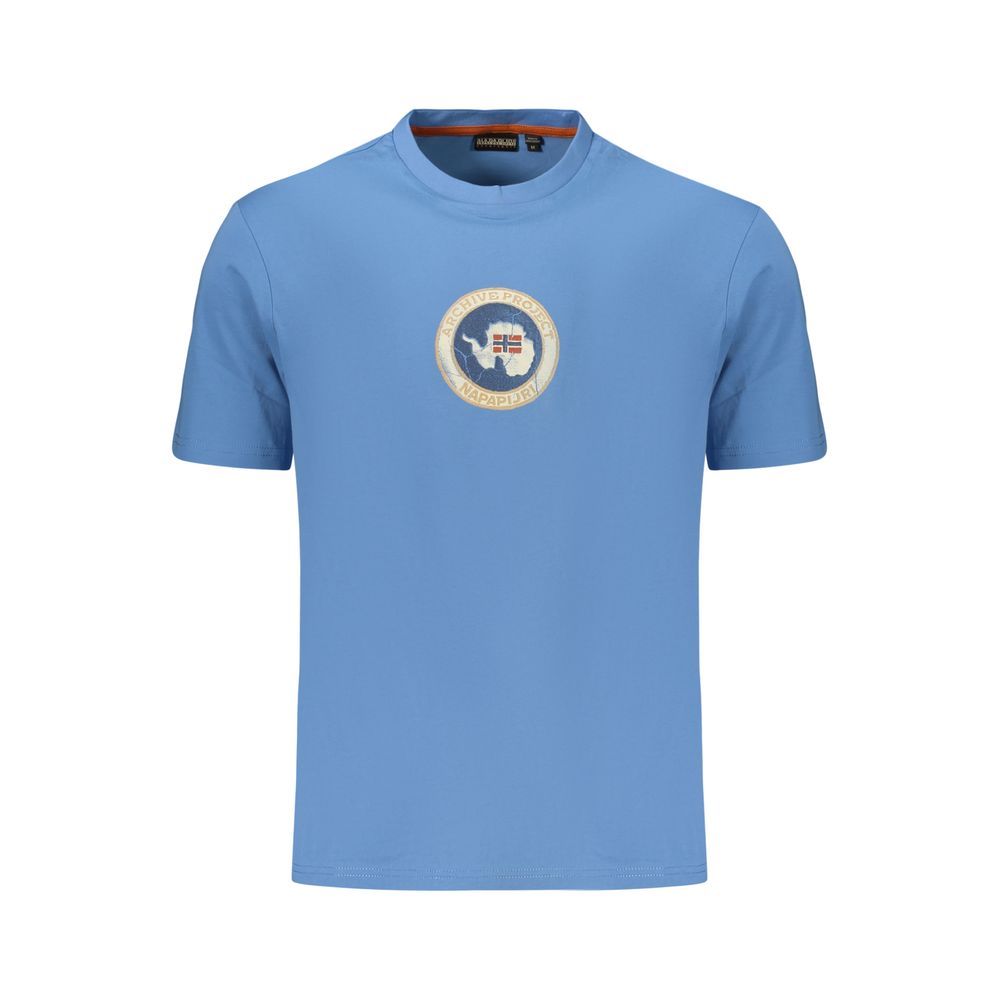 Azzurro Cotton Men's T-Shirt