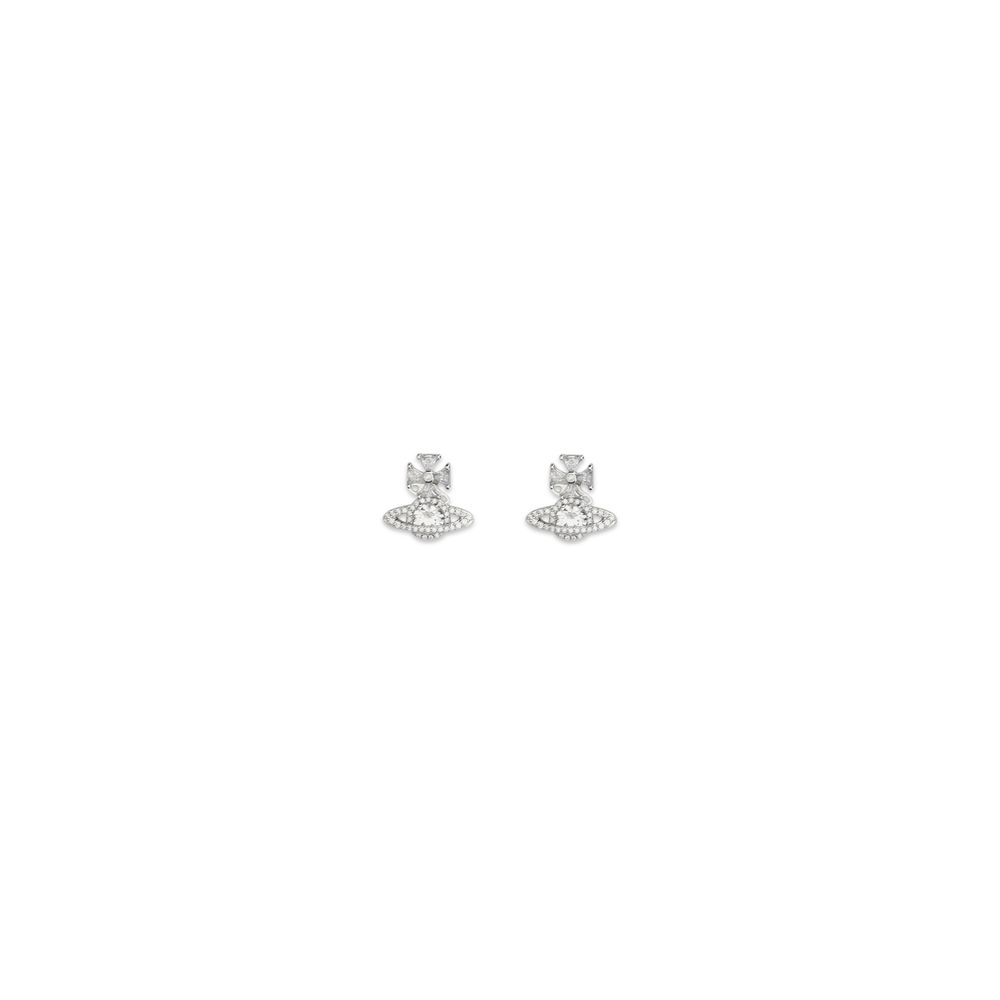 Silver Metal Earrings