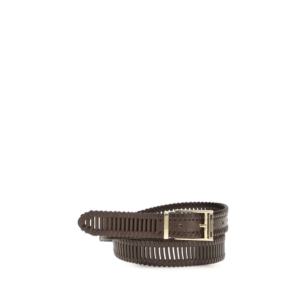 Brown Calf Leather Bos Taurus Regular Belt