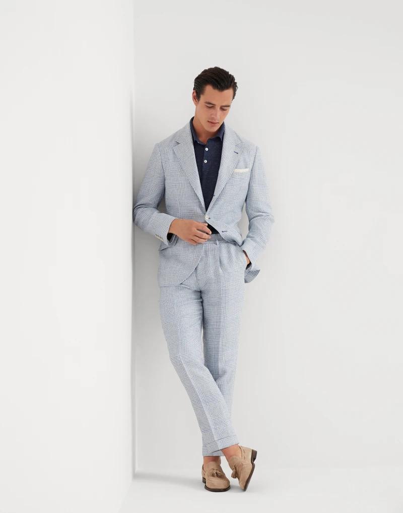 Light Blue Linen Blazer