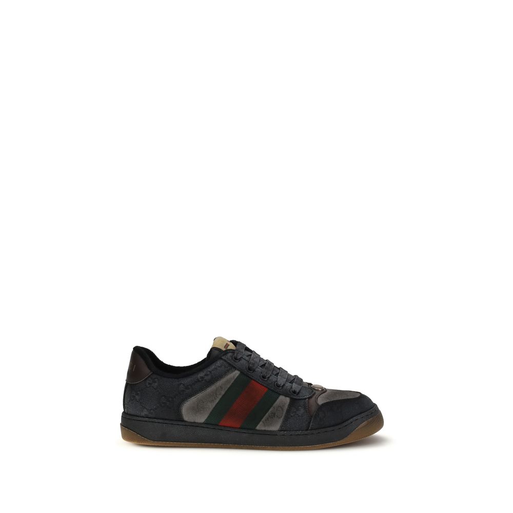 Black Calf Leather Bos Taurus Low Top Sneakers