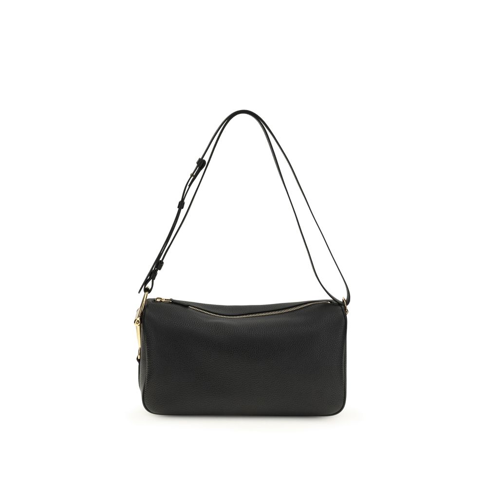 Gucci Black Calf Leather Bos Taurus Shoulder Bag - Women