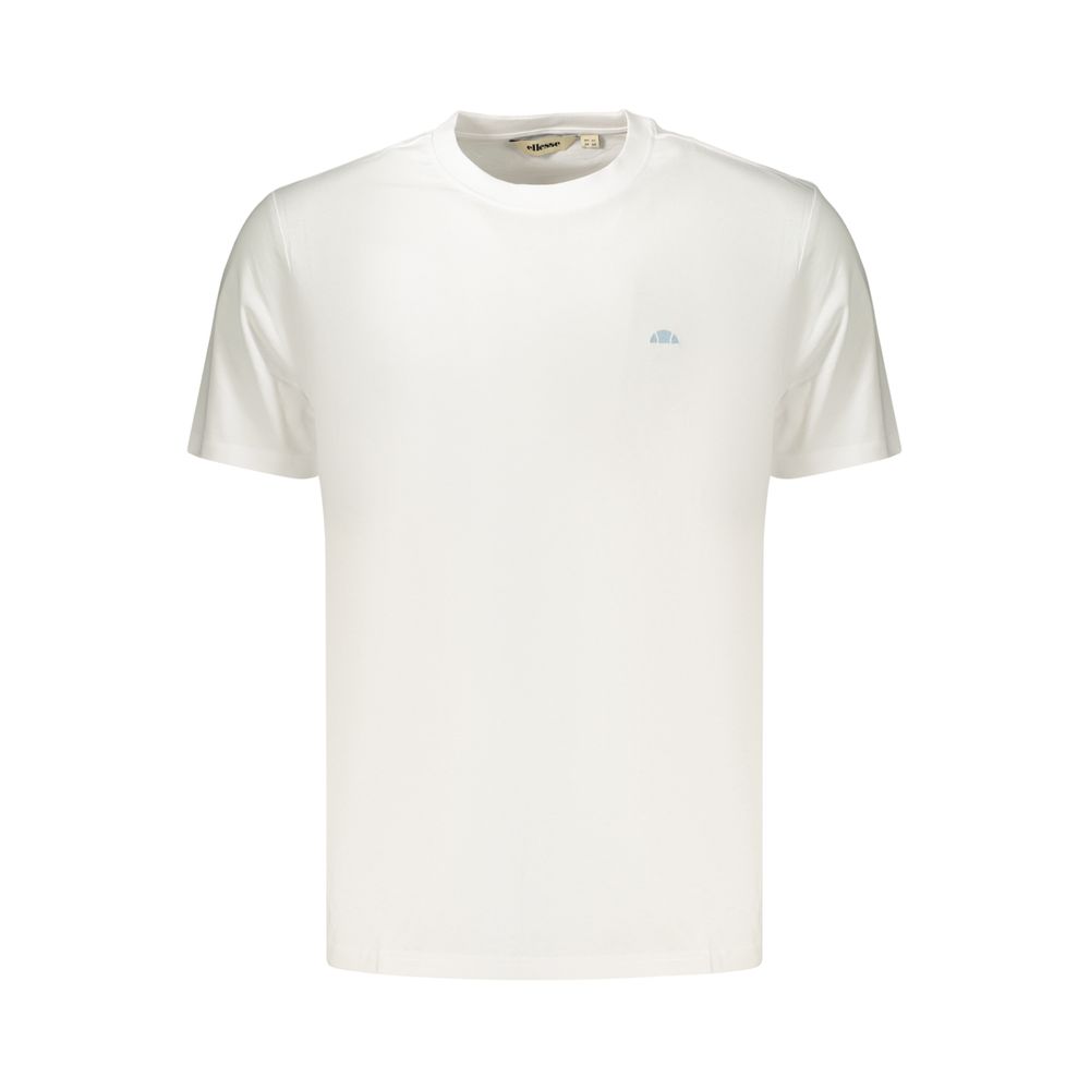 White Cotton Men's T-Shirt