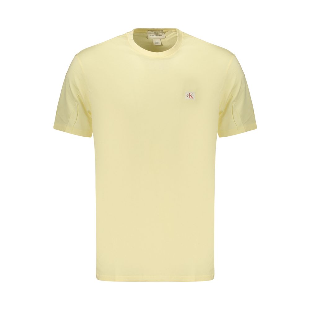 Yellow Cotton Men's T-Shirt