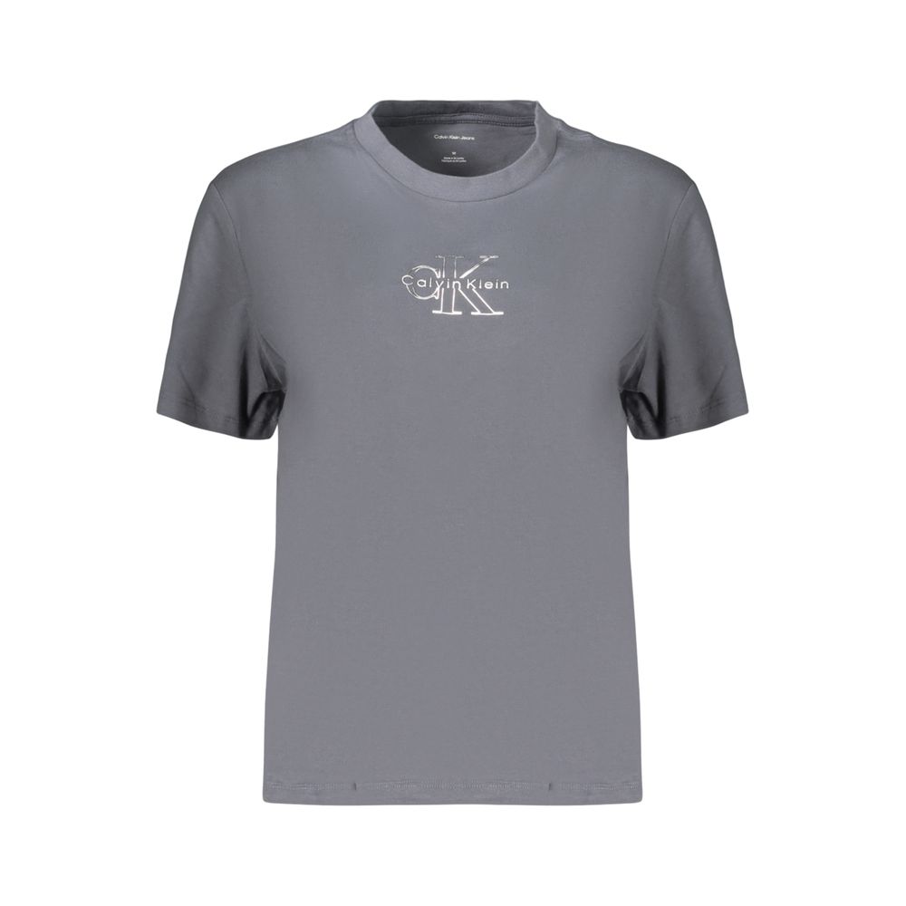 Blue Cotton Women's T-Shirt
