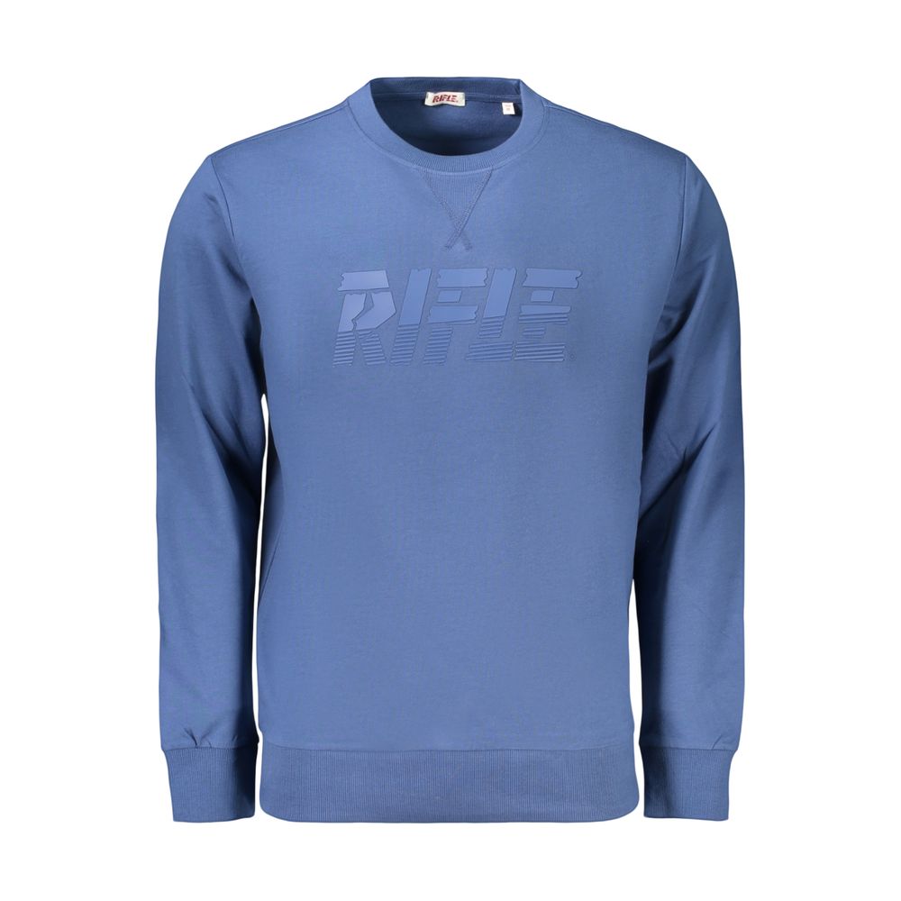 Blue Cotton Men's Sweatshirt