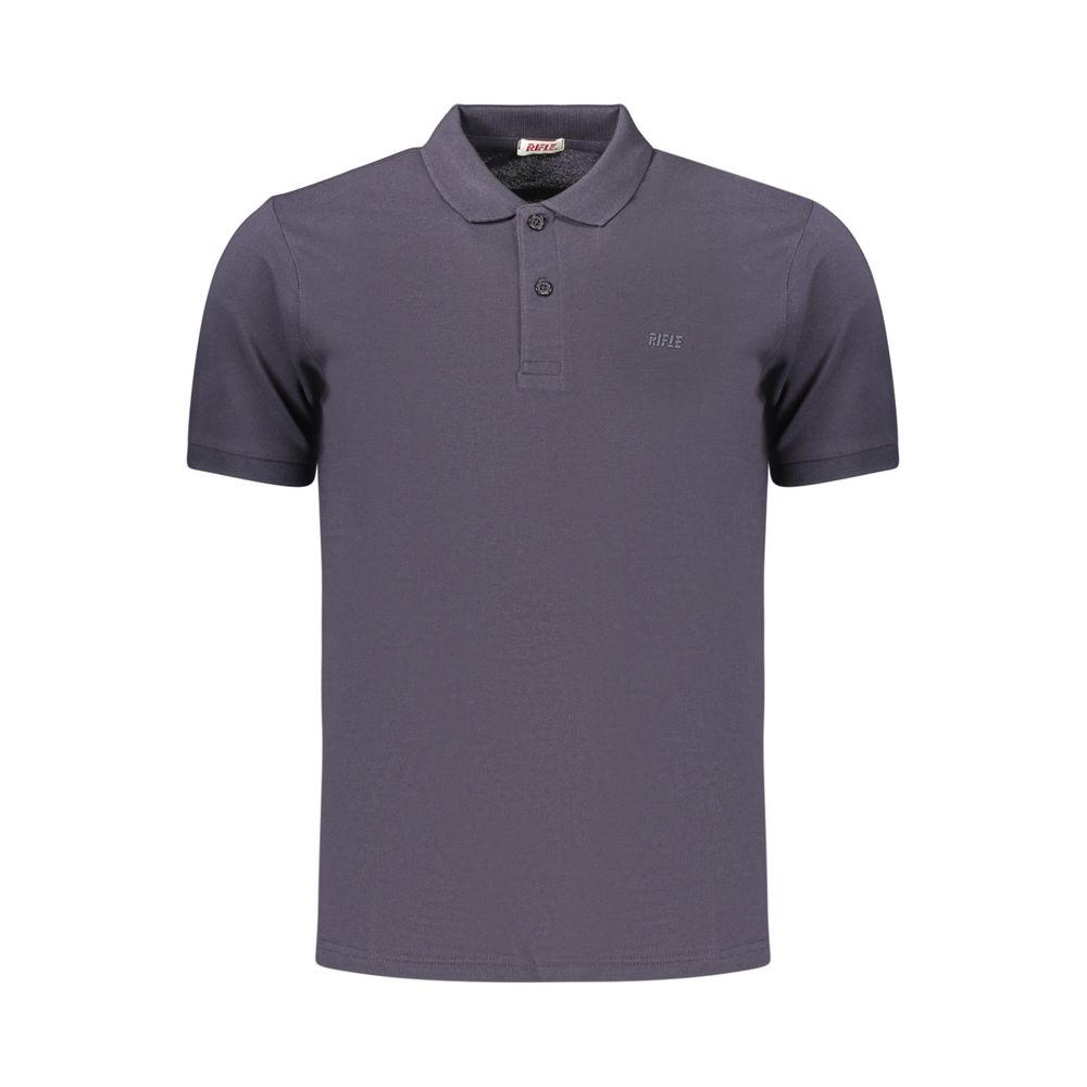 Blue Cotton Men's Polo