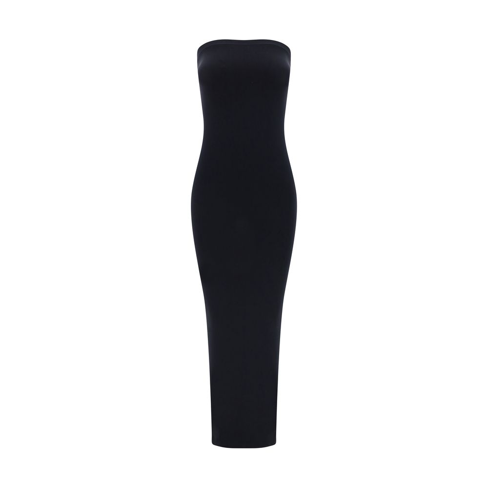 Black Cotton Cocktail Dress