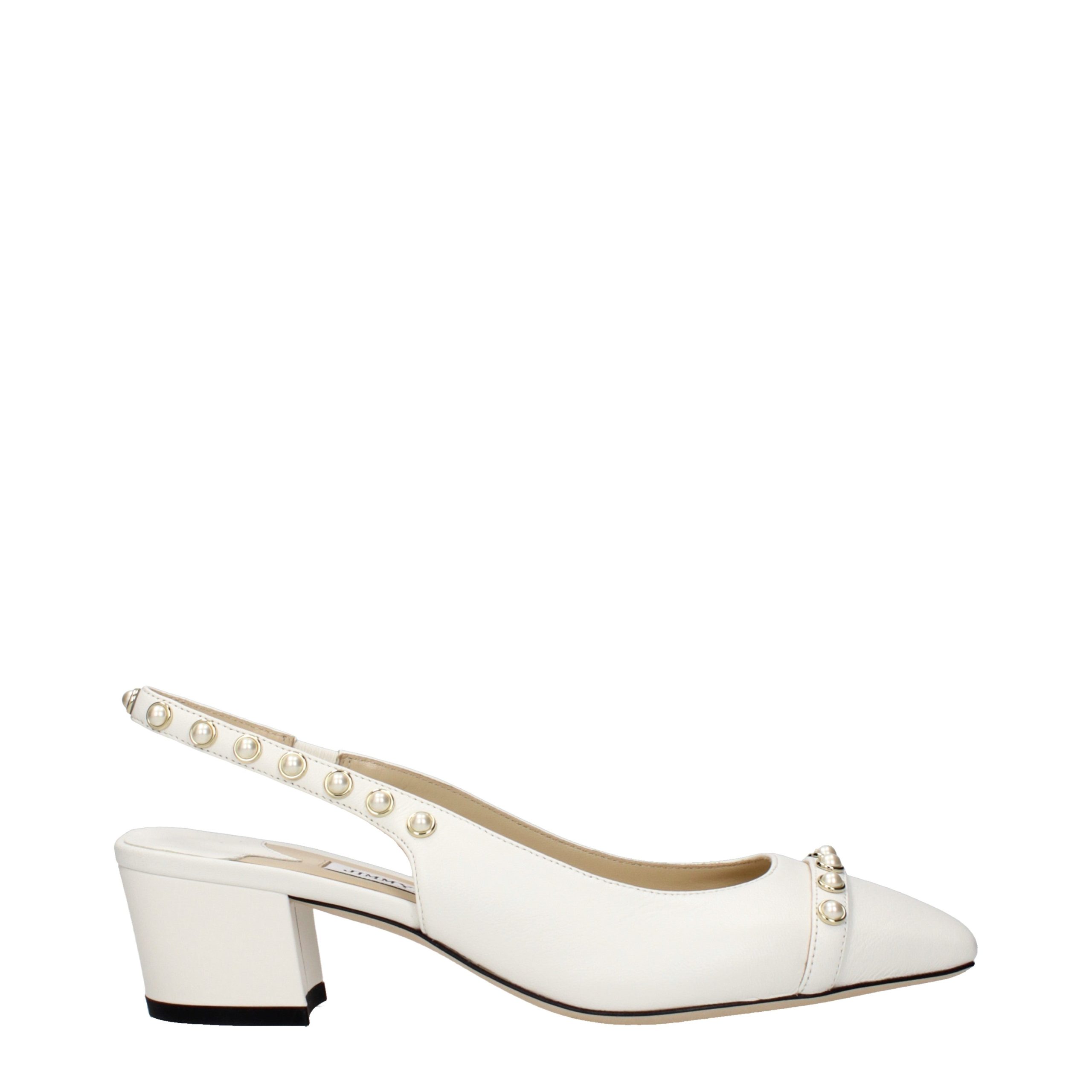 White Leather Sandals