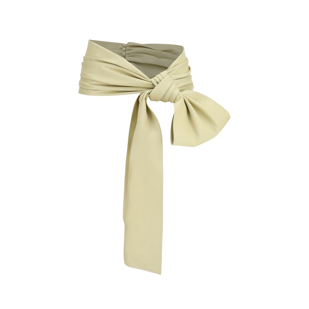 Beige Lamb Ovis Aries Aries Thin Belt