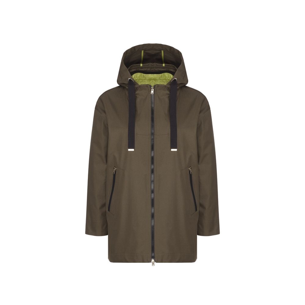 Bicolor Cotton Coat