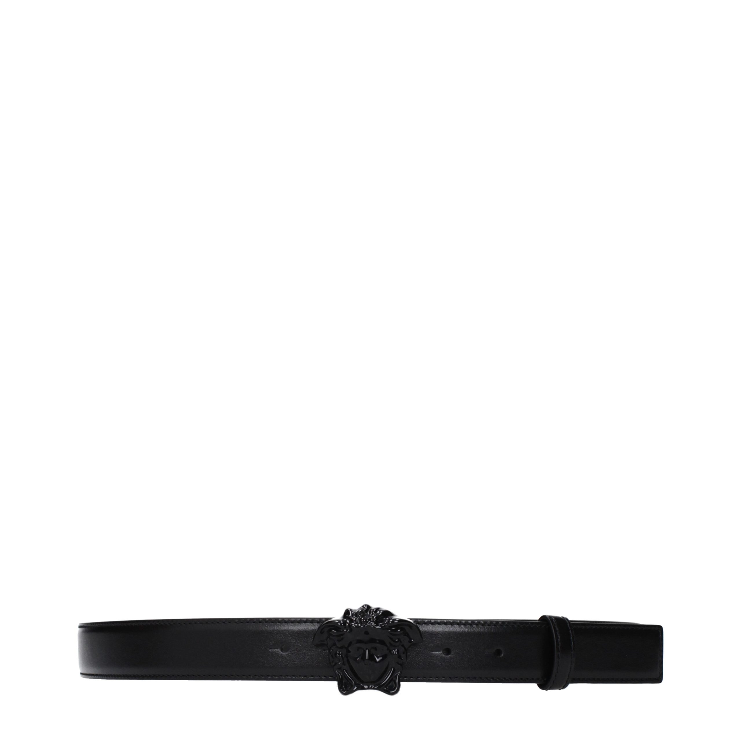 Black Leather Regular Belt