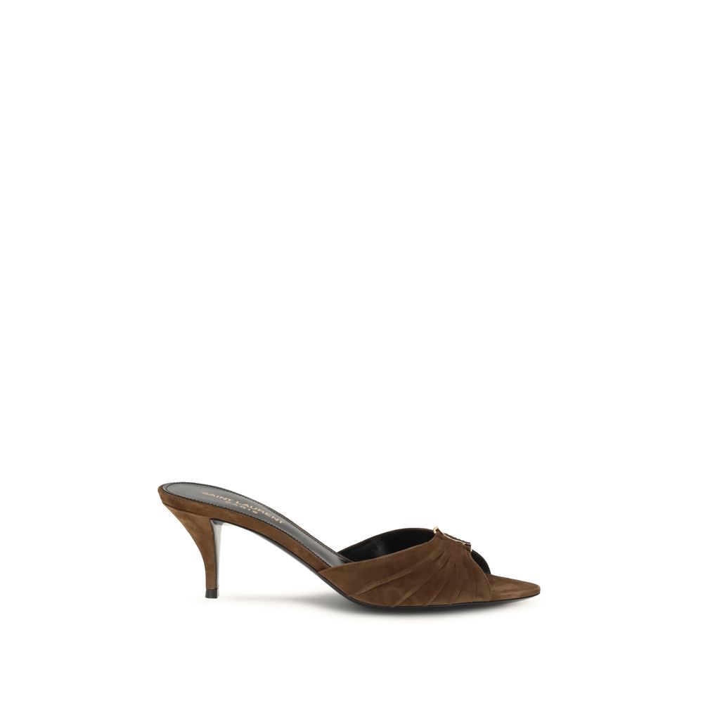 Brown Calf Leather Bos Taurus Platform Sandals