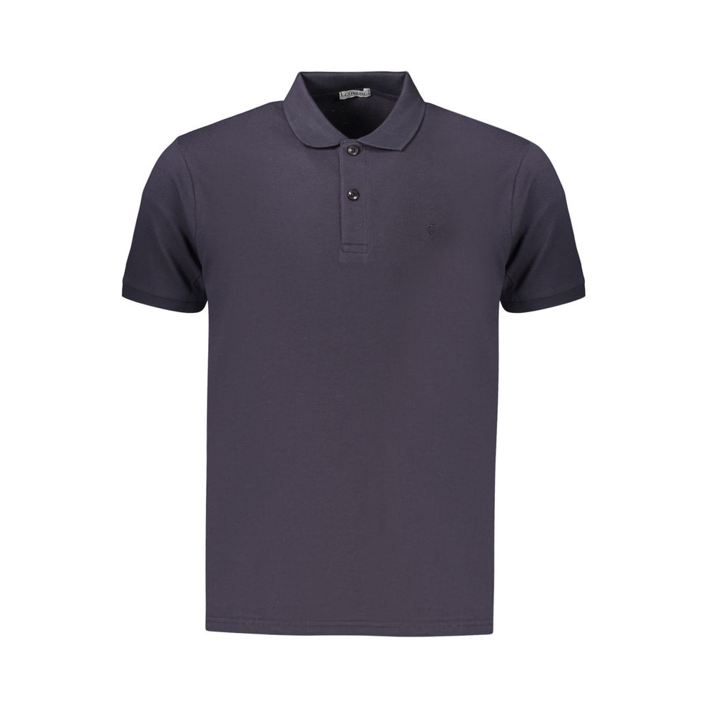 Blue Cotton Men's Polo