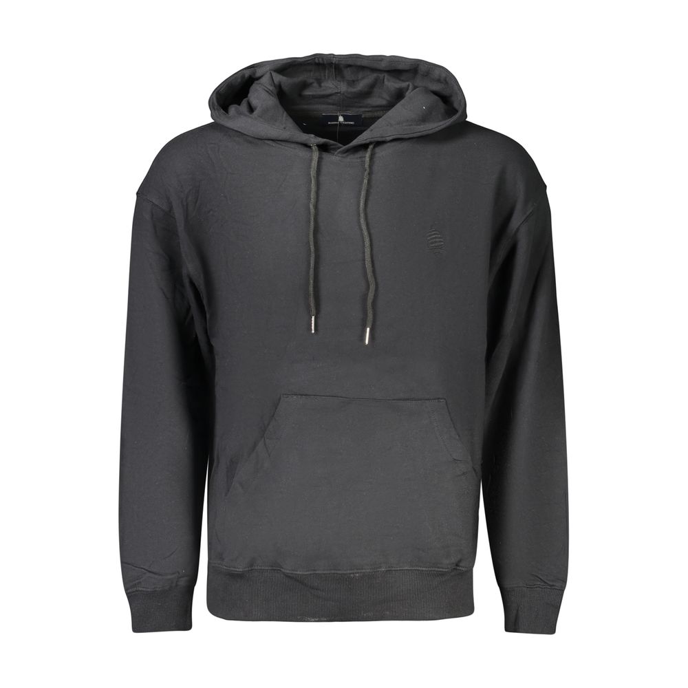 Black Cotton Men's Sweatshirt