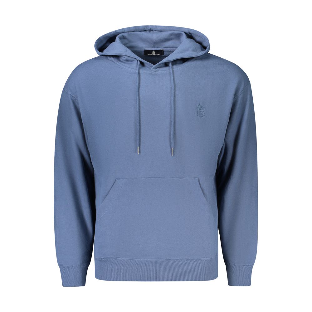 Blue Cotton Mens Sweatshirt
