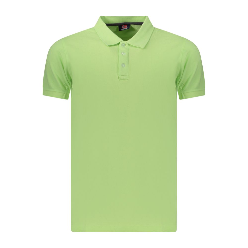 Green Cotton Polo Shirt