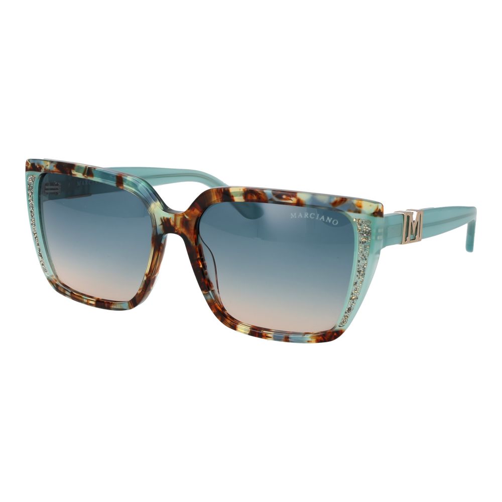Turquoise Acetate Sunglasses